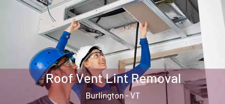 Roof Vent Lint Removal Burlington - VT